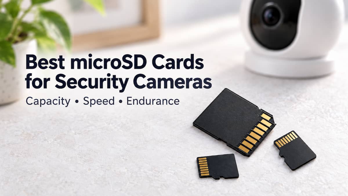 Best microSD cards for security cameras