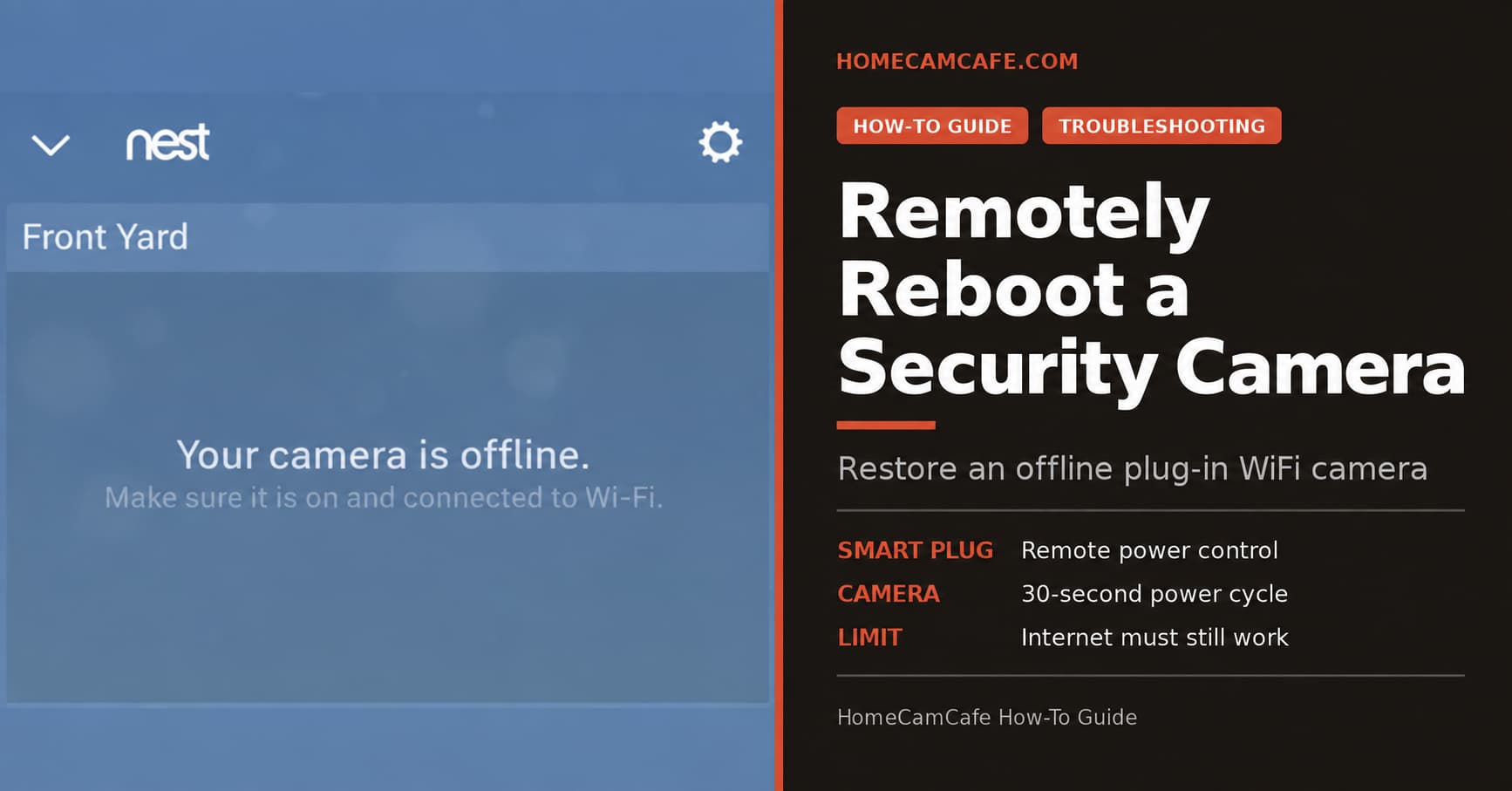 How to Remotely REboot a Security Camera