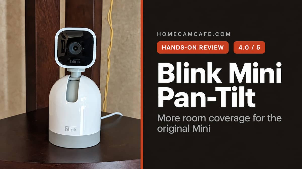 Blink Mini Pan-Tilt Camera Review: Is It Worth Buying? 1 Blink Mini Pan-Tilt Camera in my home