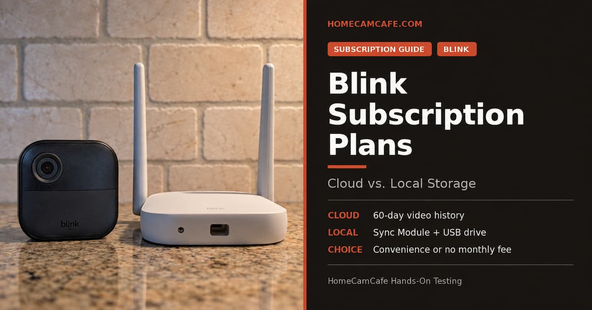 Blink Subscription Plans Explained: Pricing and Free Options (2026) 1 Blink Subscription Plans guide comparing cloud and local storage