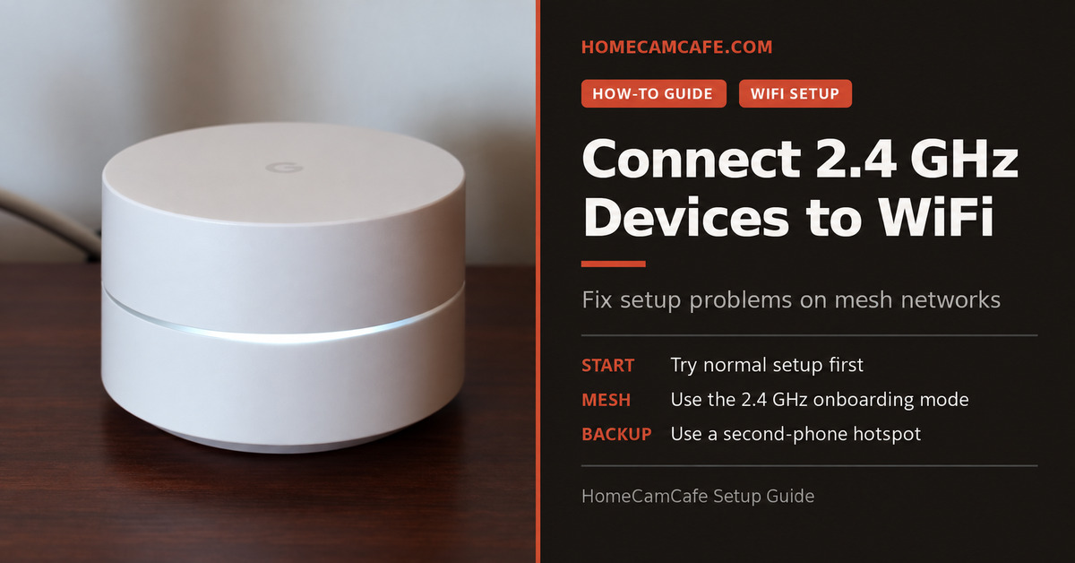 Connect 2.4 GHz Devices to WiFi Card