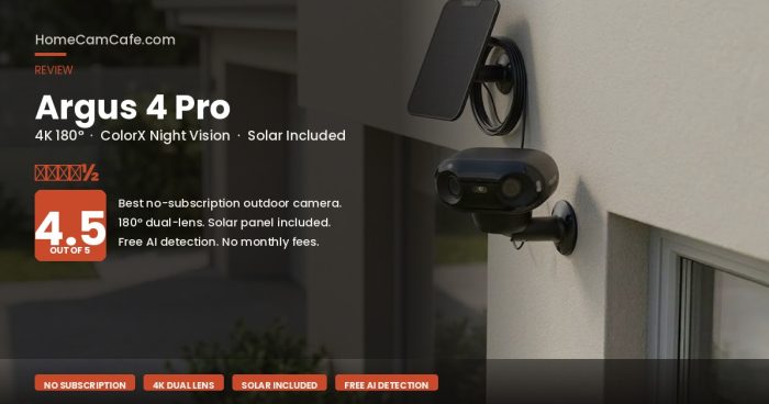 Reolink Argus 4 Pro Review: The Best No-Subscription Camera?