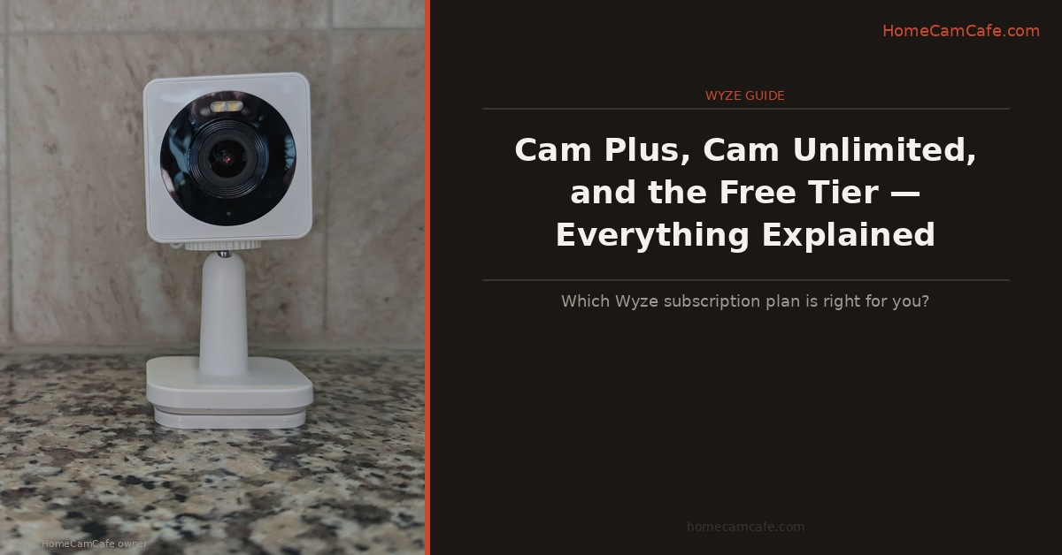 wyze cam subscription plans explained