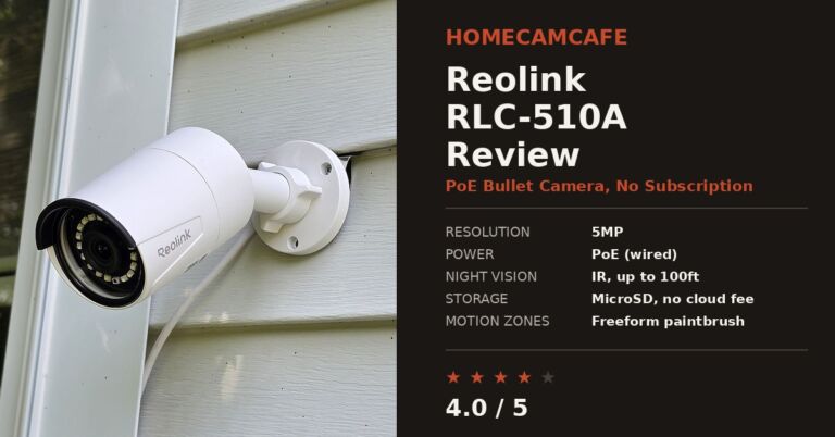 Reolink RLC-510A Review: PoE Bullet Camera Without a Subscription 1 reolink rlc 510a review card