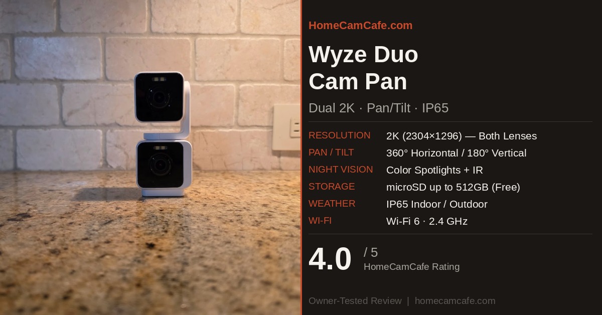 wyze duo cam pan review card