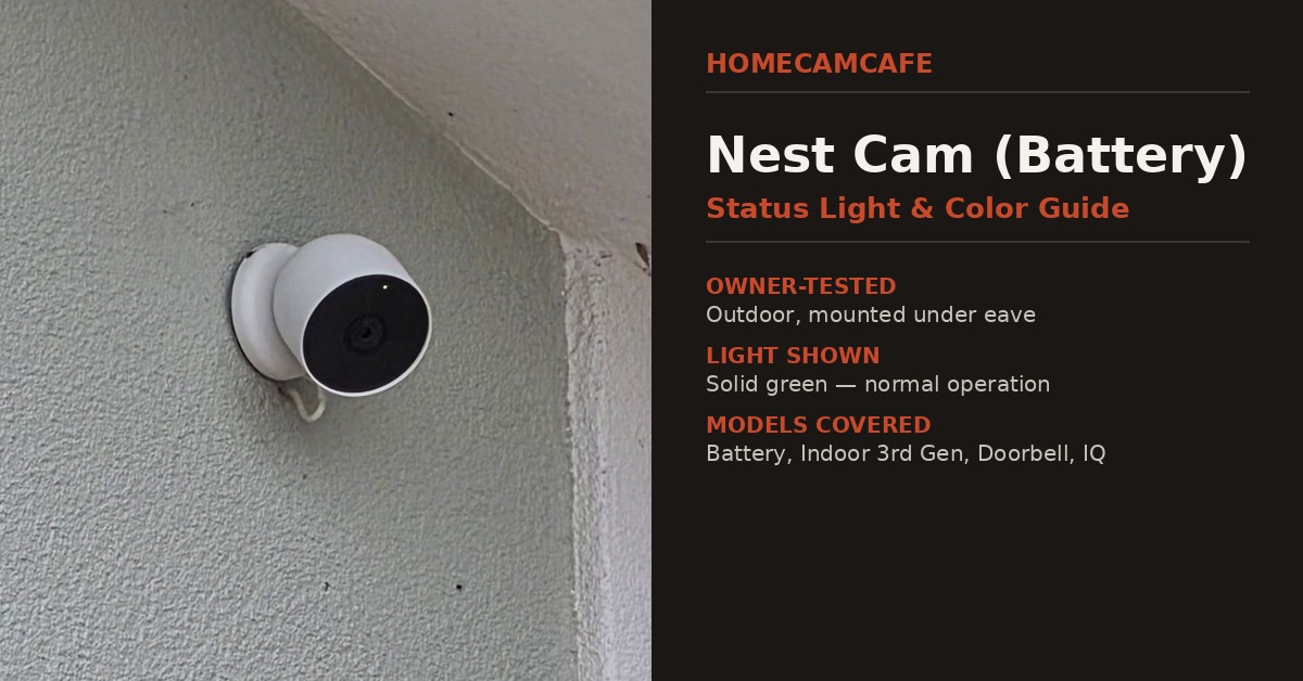 Nest Cam Lights: Every Status Light Color and Blink Explained 1 Nest cam lights and status light meanings guide