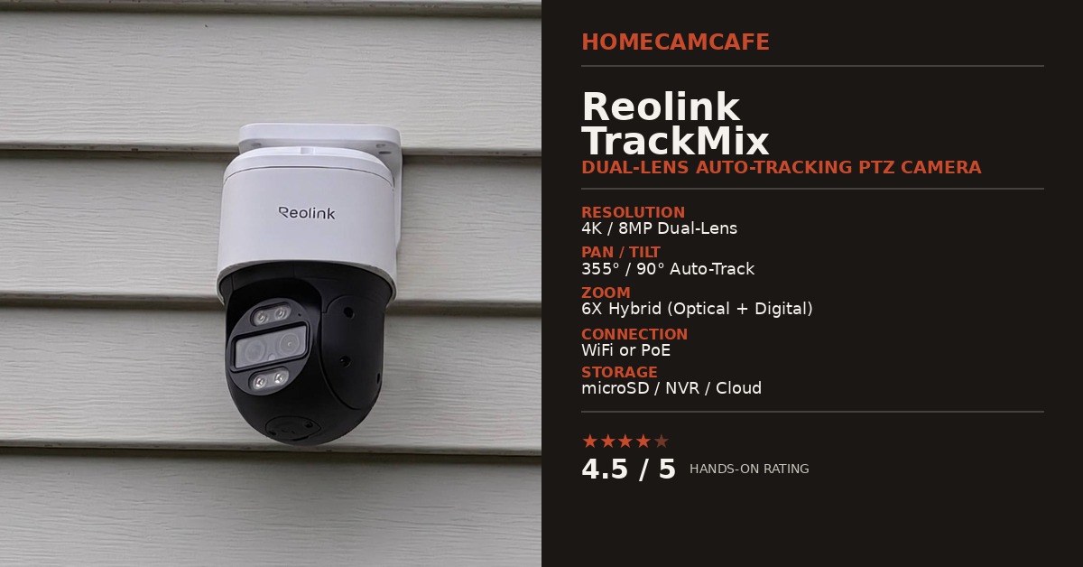 reolink trackmix review card