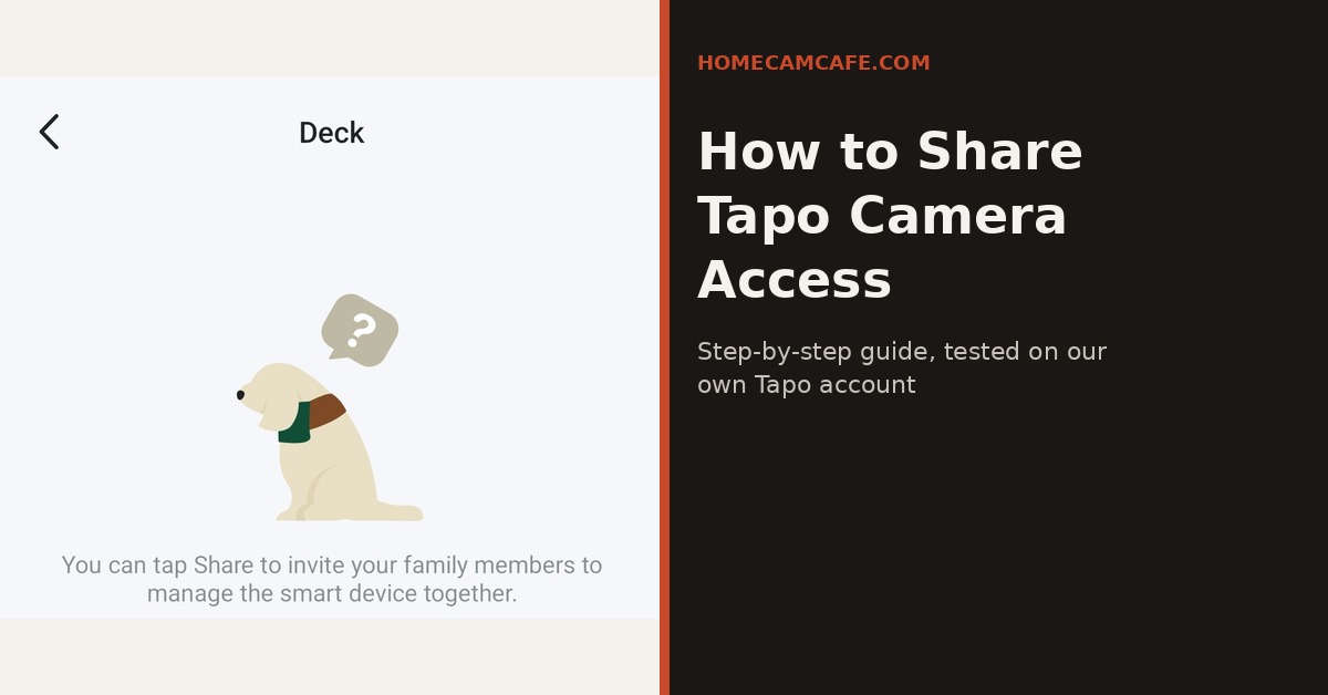 How to Share a Tapo Camera (Full Guide) 1 Guide on how to share a tapo camera