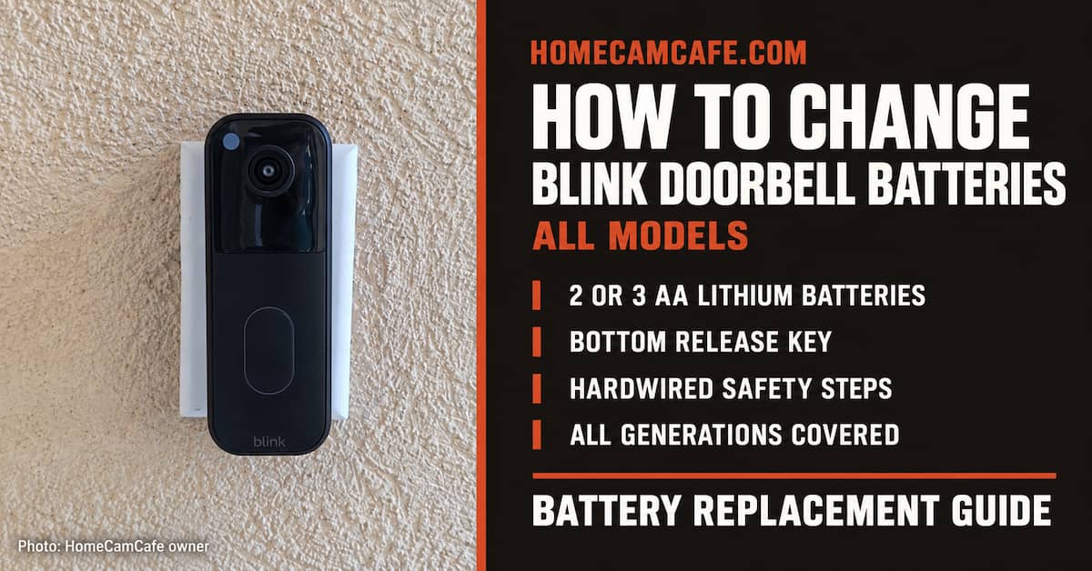 How to Change Batteries in a Blink Doorbell (All Models) 1 How to change batteries in a Blink Doorbell