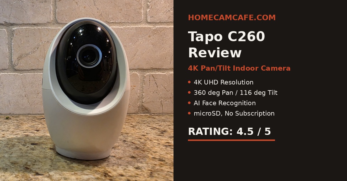 tapo c260 review card