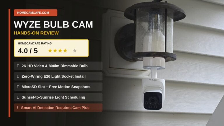 Wyze Bulb Cam Review Card